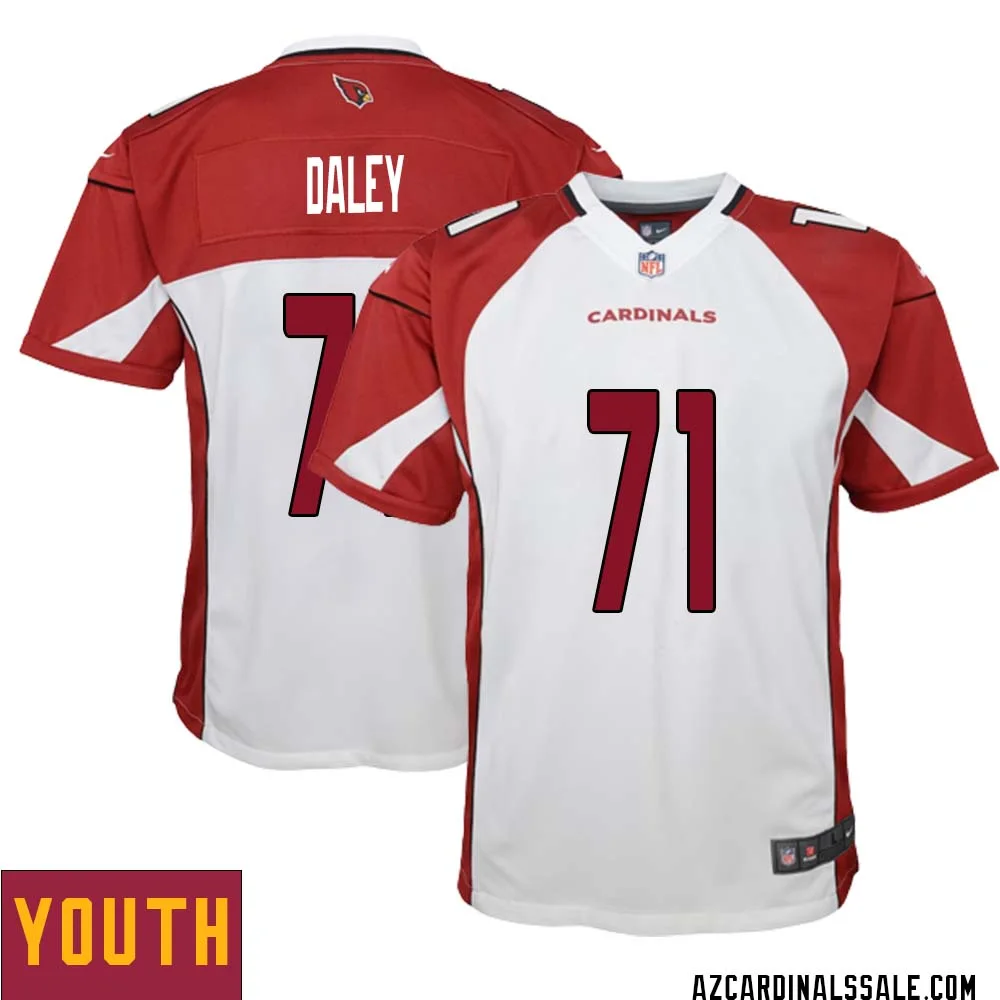 Dennis Daley No 71 Arizona Cardinals Away Game Jersey Cardinal for Youth
