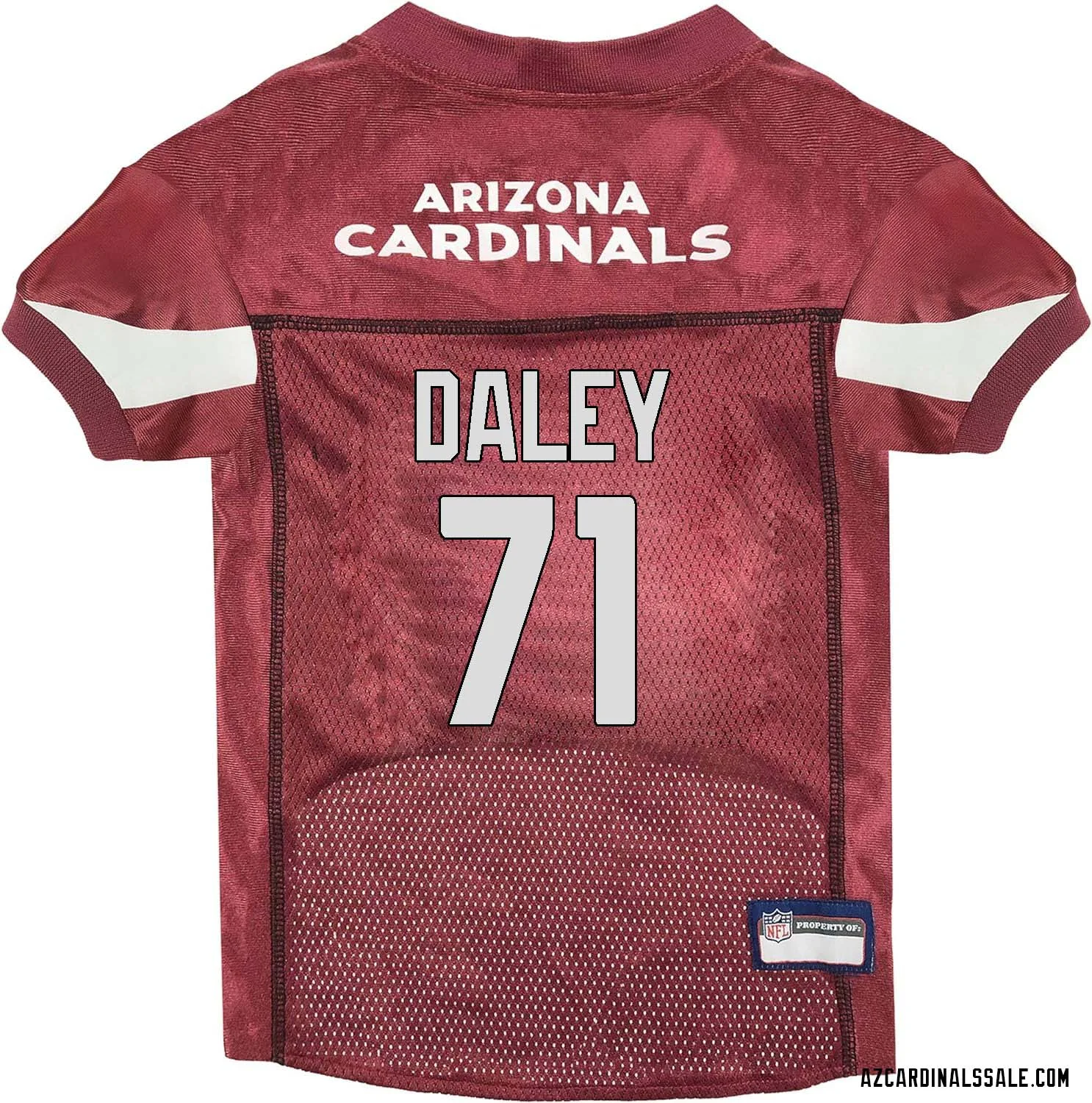 Dennis Daley No 71 Arizona Cardinals Dog Red Jersey 1