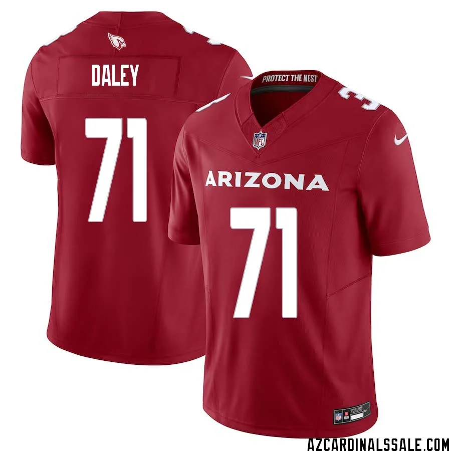 Dennis Daley No 71 Arizona Cardinals Vapor F.U.S.E. Limited Jersey Red 1
