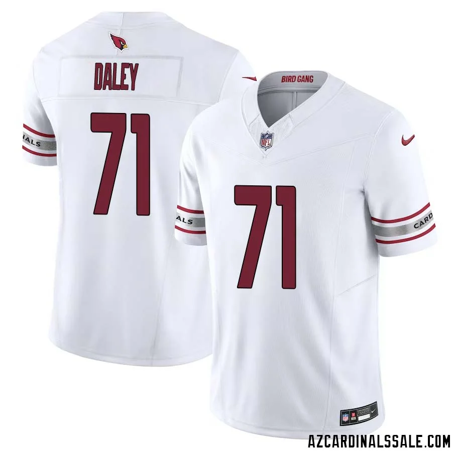 Dennis Daley No 71 Arizona Cardinals Vapor F.U.S.E. Limited Jersey White