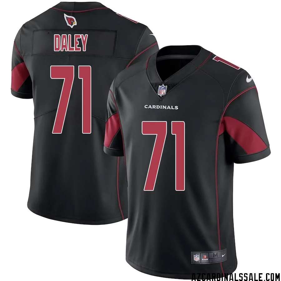 Dennis Daley No 71 Men Black Arizona Cardinals Color Rush Vapor Limited Jersey