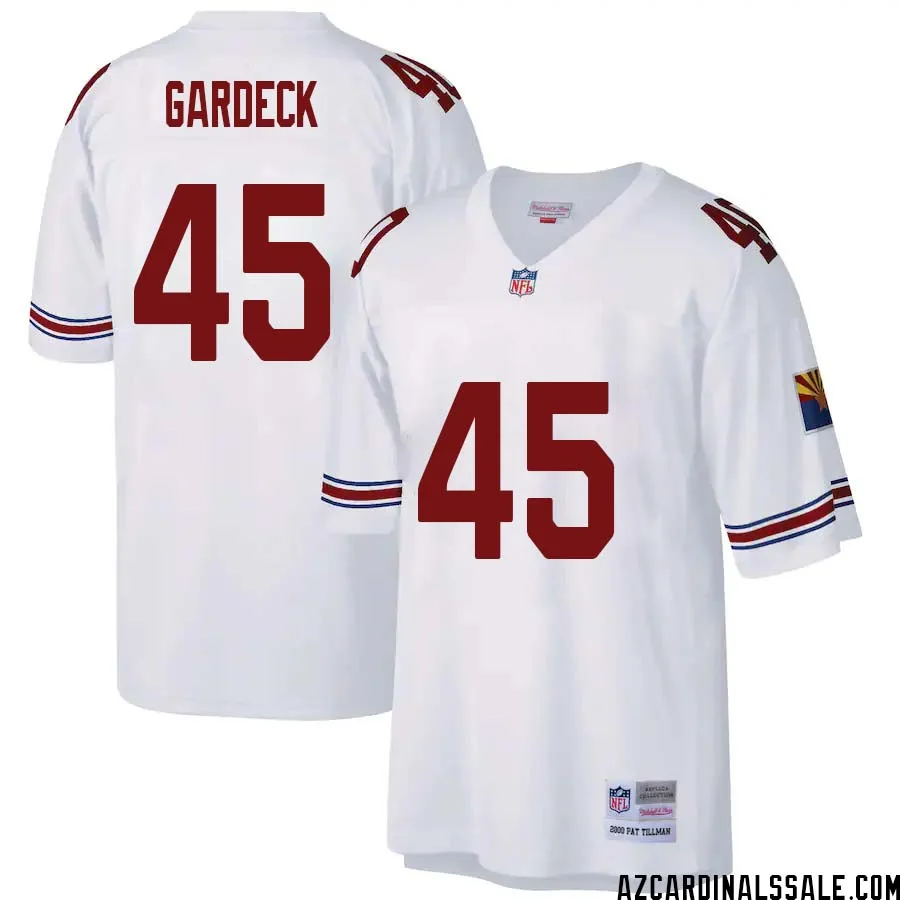 Dennis Gardeck No 45 Arizona Cardinals Mitchell Ness Big Tall 2000 Retired Player Replica Jersey White 1