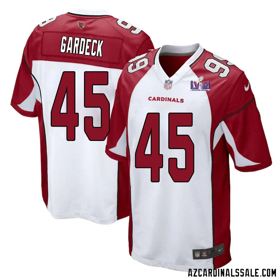 Dennis Gardeck No 45 Arizona Cardinals Super Bowl LVIII Away Game Jersey Cardinal for Men 1