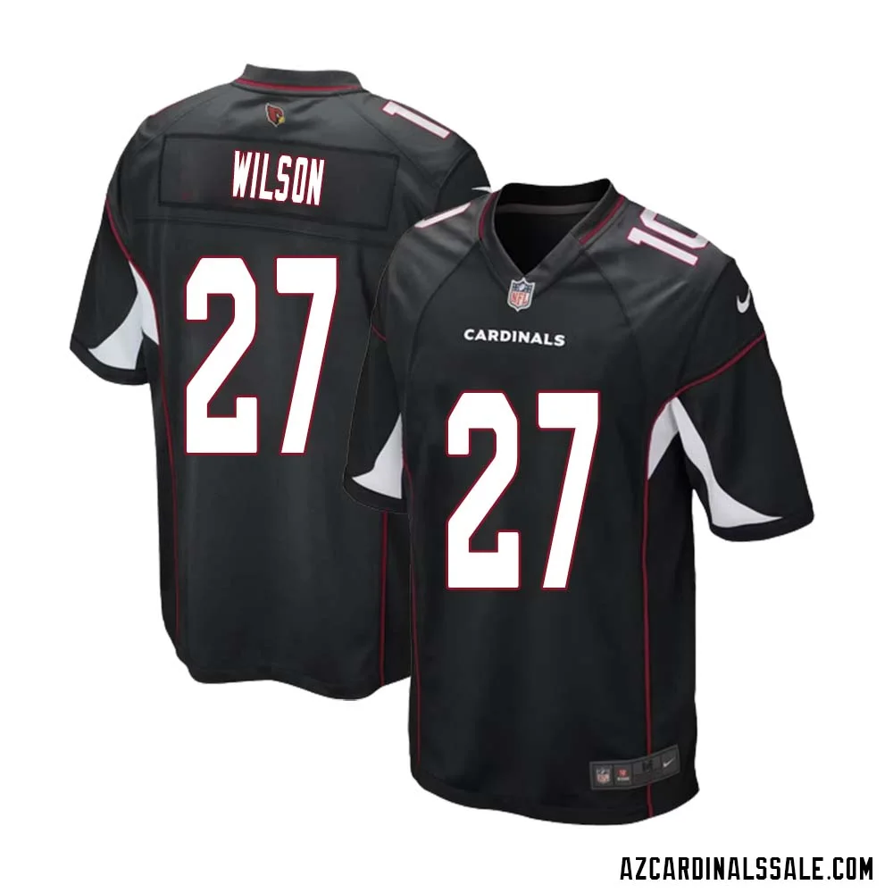 Divaad Wilson No 27 Arizona Cardinals Black Alternate Game Jersey Cardinal for Men 1