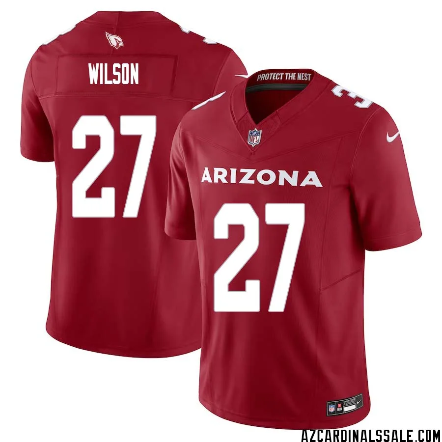 Divaad Wilson No 27 Arizona Cardinals Vapor F.U.S.E. Limited Jersey Red 1