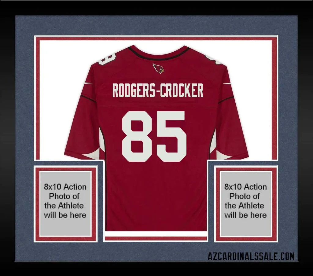 Dominique Rodgers Crocker No 85 Arizona Cardinals Autographed Red Game Jersey 1