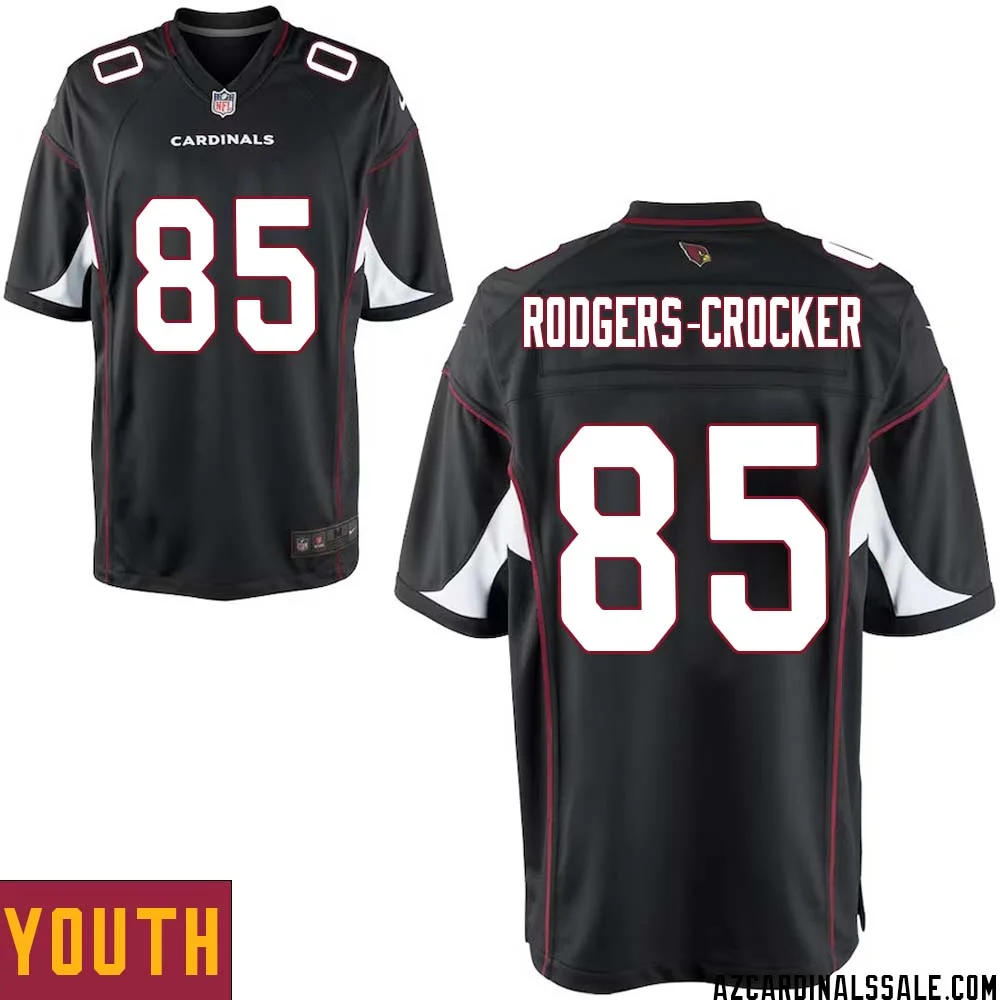 Dominique Rodgers Crocker No 85 Arizona Cardinals Black Alternate Game Jersey Cardinal for Youth