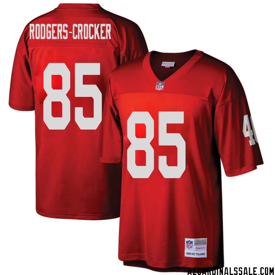 Dominique Rodgers Crocker No 85 Arizona Cardinals Mitchell Ness Big Tall 2000 Retired Player Replica Jersey Red 1