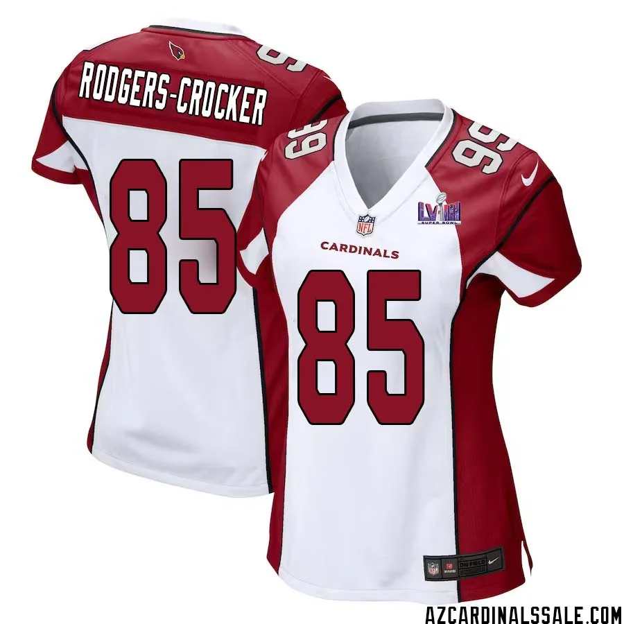 Dominique Rodgers Crocker No 85 Arizona Cardinals Super Bowl LVIII Away Game Jersey Cardinal for Women