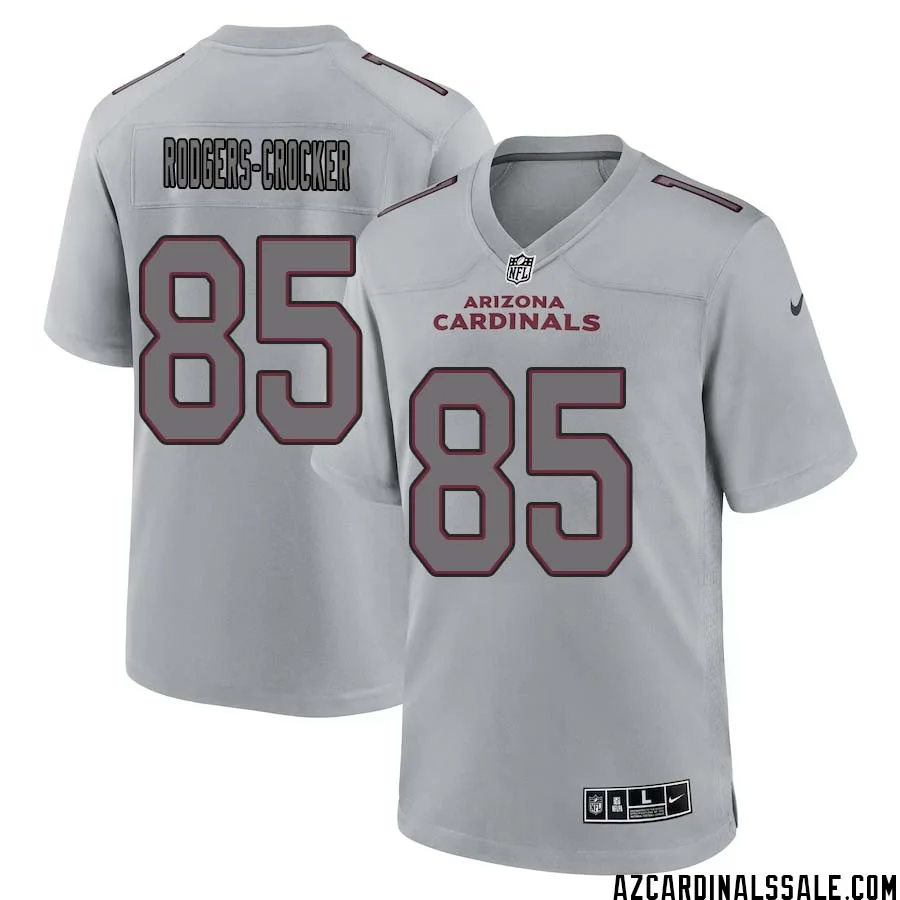 Dominique Rodgers Crocker No 85 Men Arizona Cardinals Gray Atmosphere Fashion Game Jersey