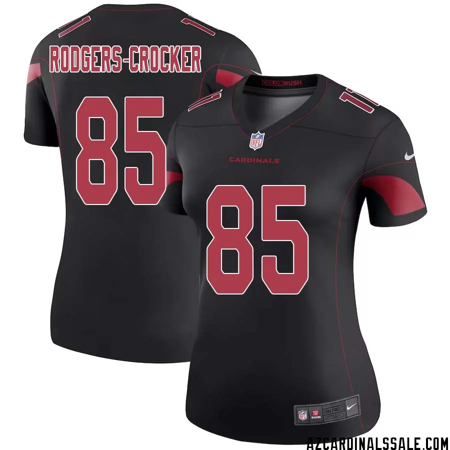 Dominique Rodgers Crocker No 85 Women Black Arizona Cardinals Color Rush Vapor Limited Jersey