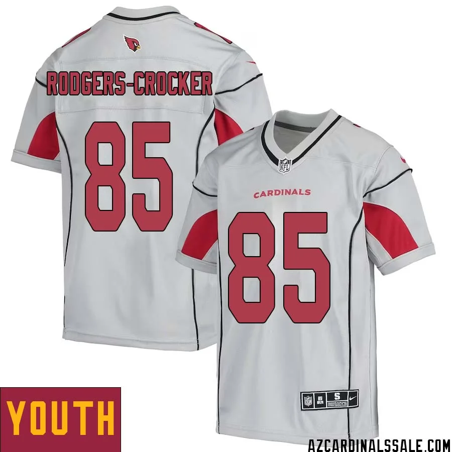 Dominique Rodgers Crocker No 85 Youth Silver Arizona Cardinals Inverted Legend Jersey 1