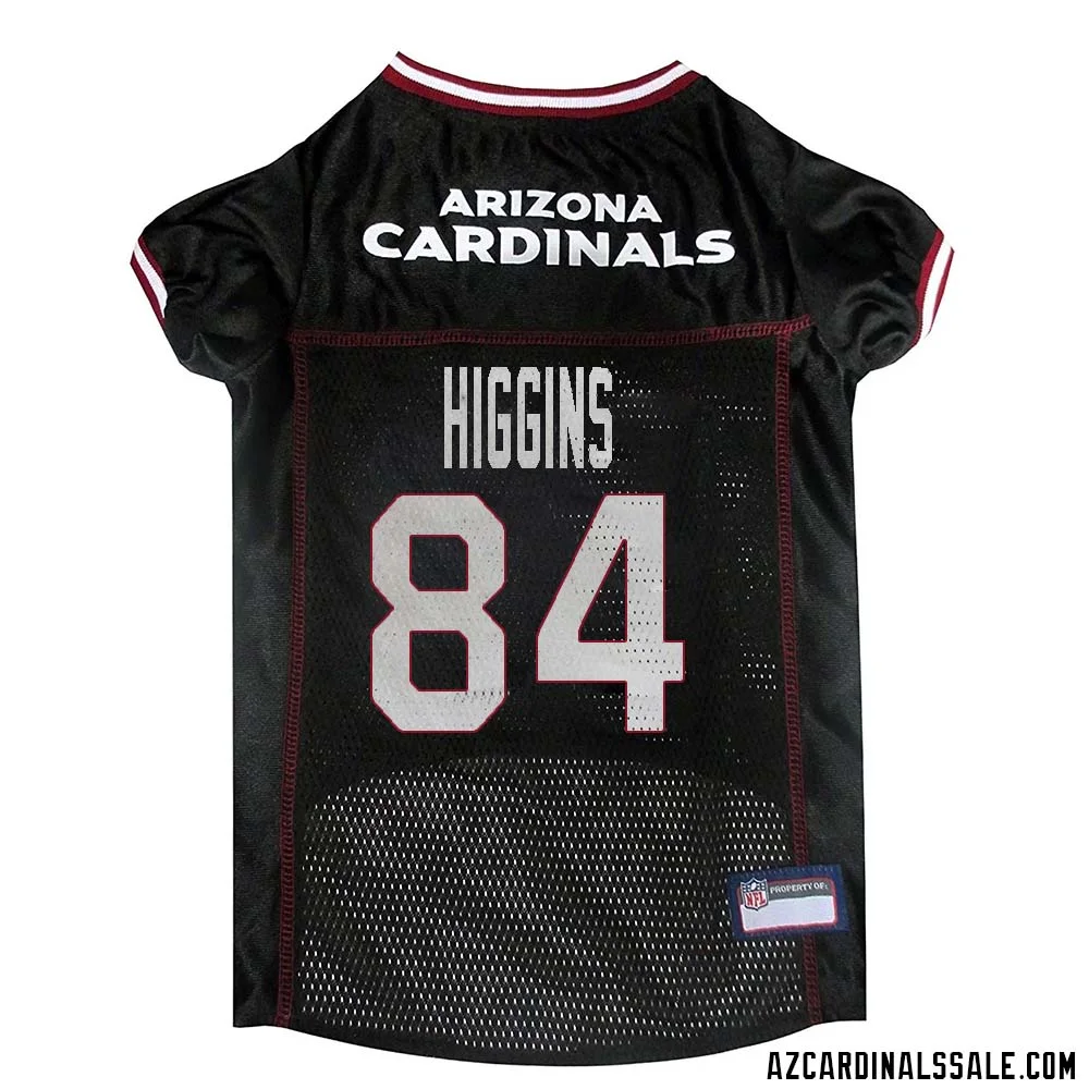 Elijah Higgins No 84 Arizona Cardinals Dog Black Jersey 1