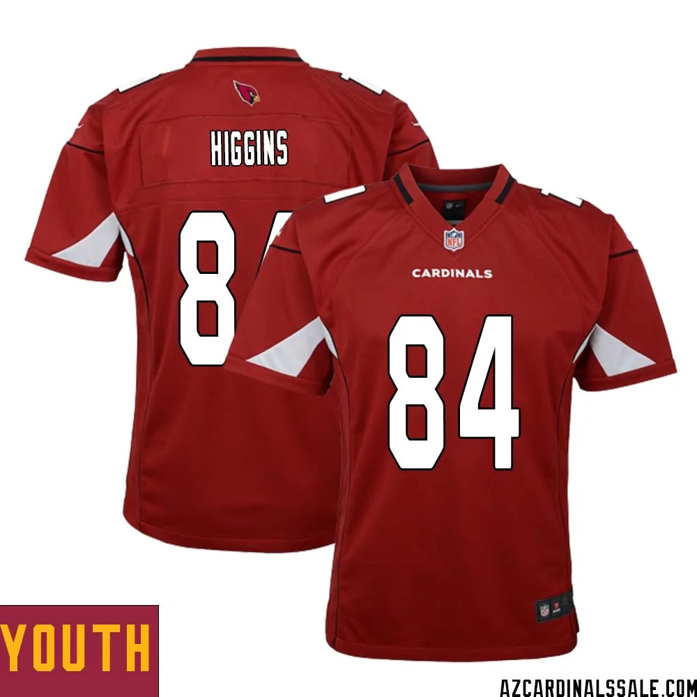 Elijah Higgins No 84 Arizona Cardinals Home Game Jersey Cardinal for Youth