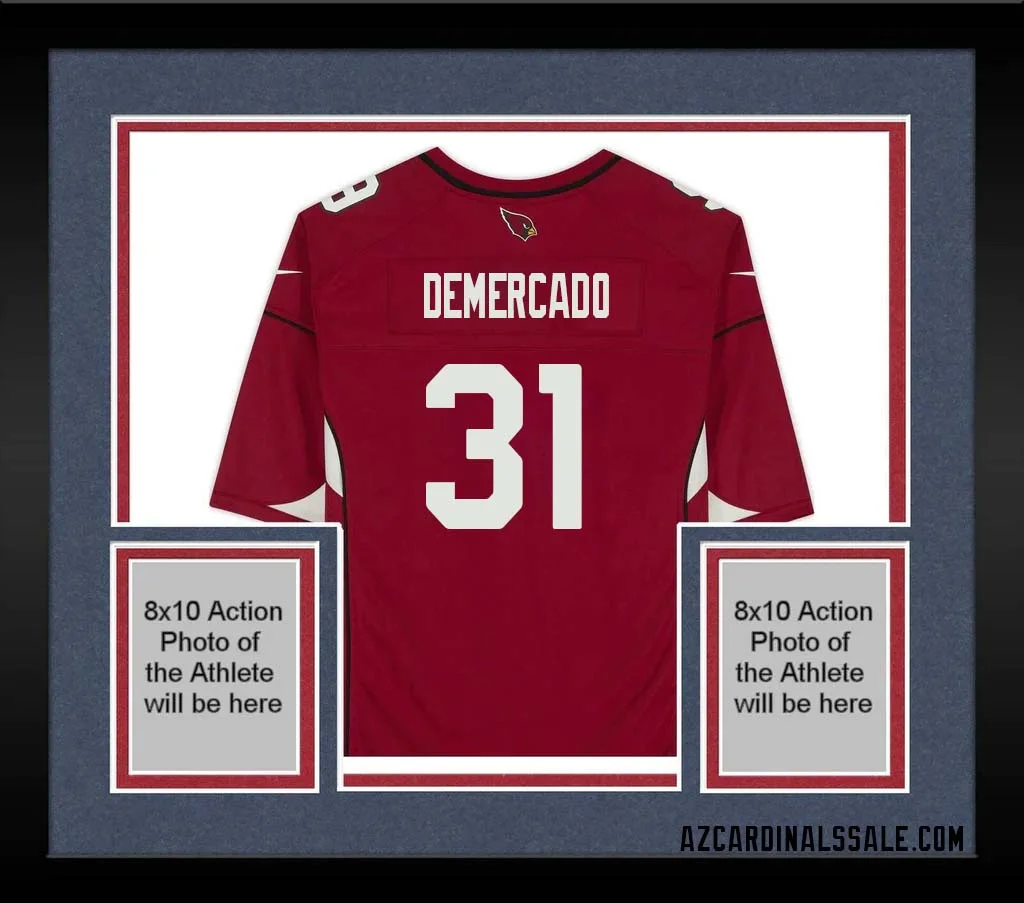 Emari Demercado No 31 Arizona Cardinals Autographed Red Game Jersey 1