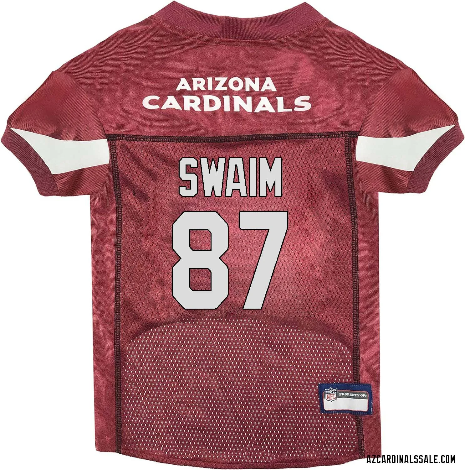 Geoff Swaim No 87 Arizona Cardinals Dog Red Jersey