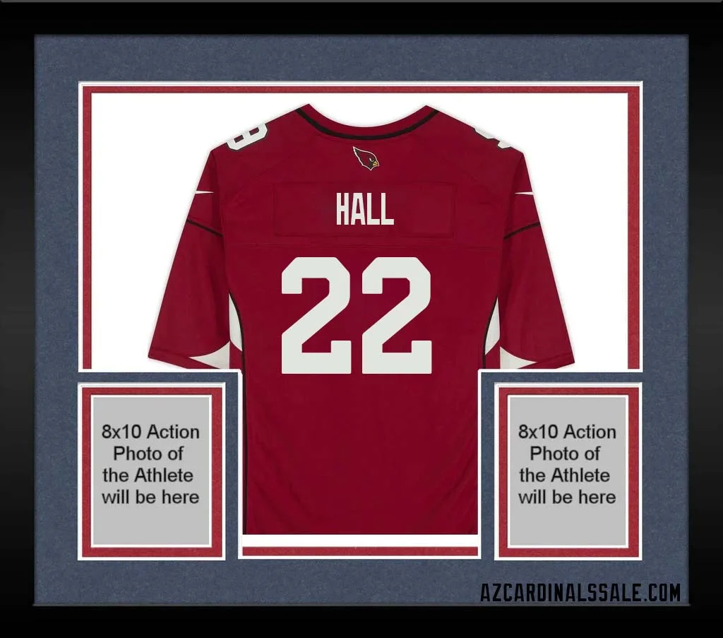 Hassan Hall No 22 Arizona Cardinals Autographed Red Game Jersey 1