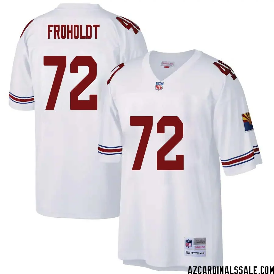 Hjalte Froholdt No 72 Arizona Cardinals Mitchell Ness Big Tall 2000 Retired Player Replica Jersey White