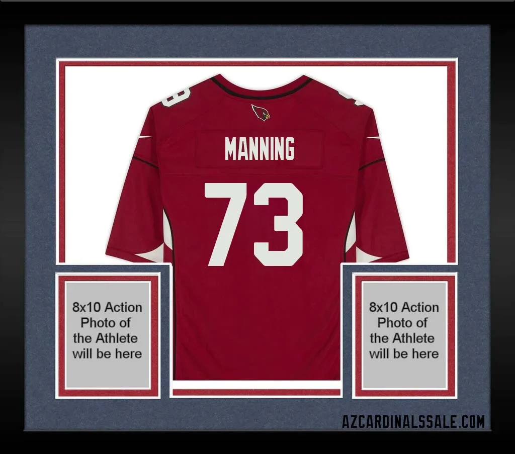 Ilm Manning No 73 Arizona Cardinals Autographed Red Game Jersey 1