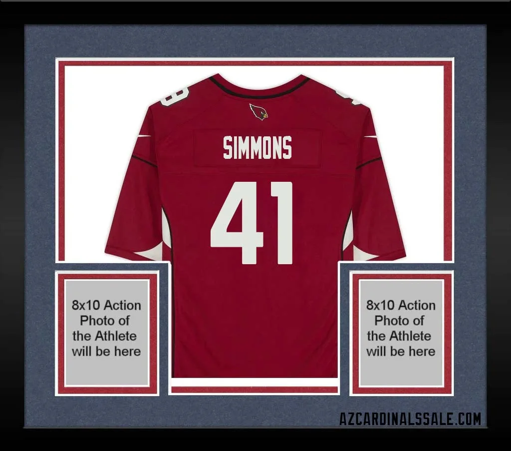 Isaiah Simmons No 41 Arizona Cardinals Autographed Red Game Jersey