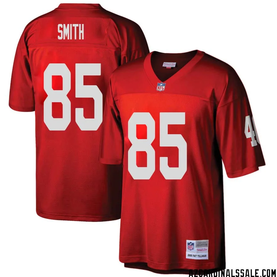 Jackie Smith No 85 Arizona Cardinals Mitchell Ness Big Tall 2000 Retired Player Replica Jersey Red