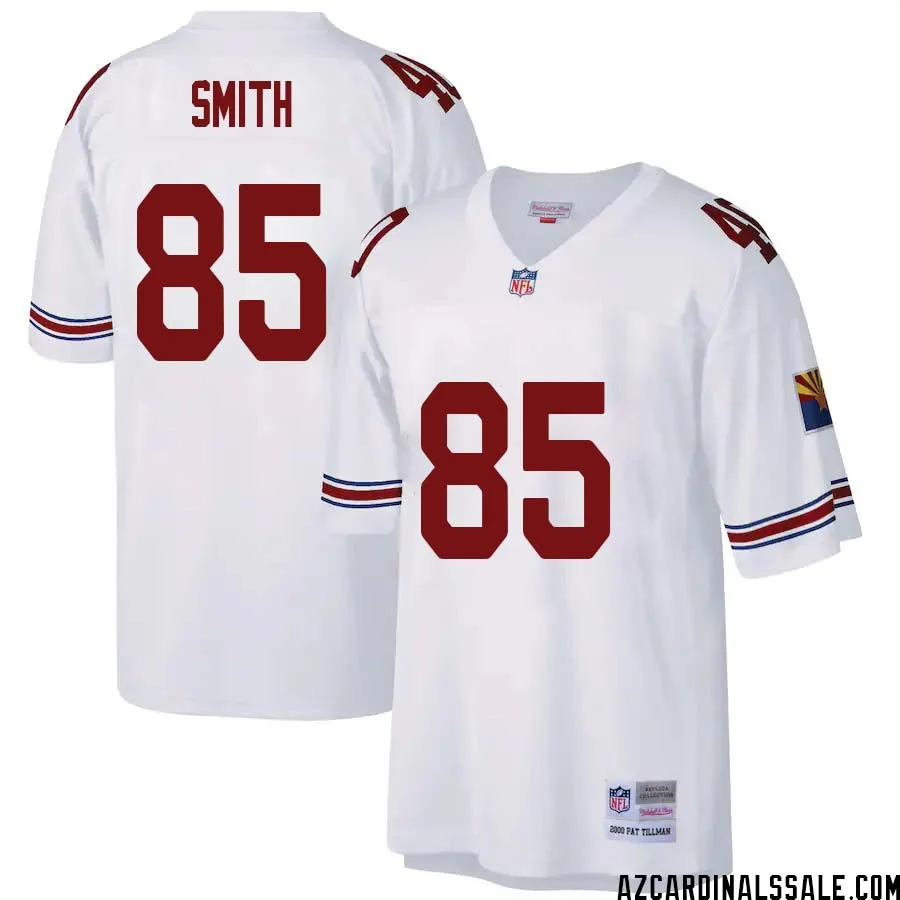 Jackie Smith No 85 Arizona Cardinals Mitchell Ness Big Tall 2000 Retired Player Replica Jersey White