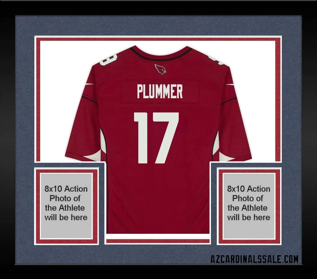 Jake Plummer No 17 Arizona Cardinals Autographed Red Game Jersey