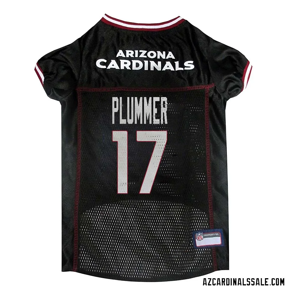 Jake Plummer No 17 Arizona Cardinals Dog Black Jersey 1