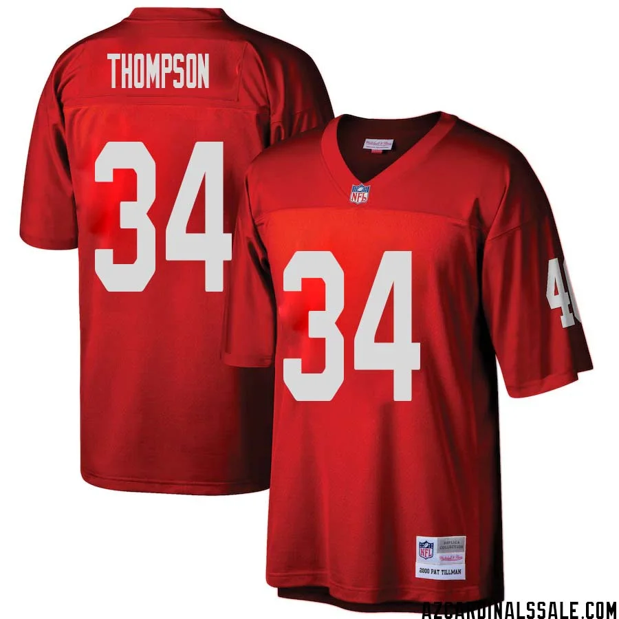 Jalen Thompson No 34 Arizona Cardinals Mitchell Ness Big Tall 2000 Retired Player Replica Jersey Red