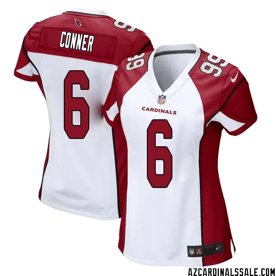 James Conner No 6 Arizona Cardinals Away Game Jersey Cardinal for Women