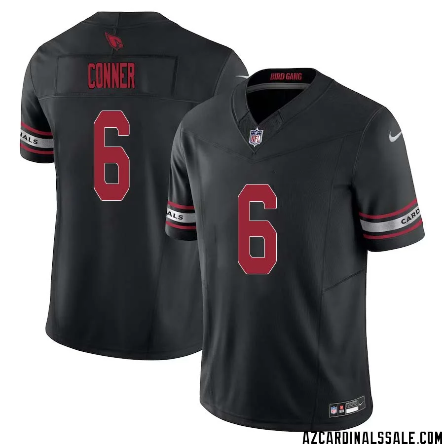 James Conner No 6 Arizona Cardinals Vapor F.U.S.E. Limited Jersey Black 1