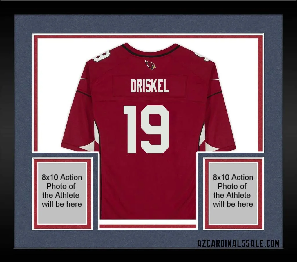 Jeff Driskel No 19 Arizona Cardinals Autographed Red Game Jersey