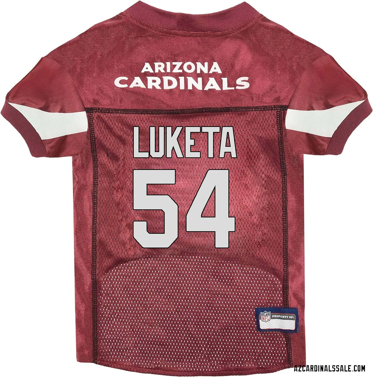 Jesse Luketa No 54 Arizona Cardinals Dog Red Jersey