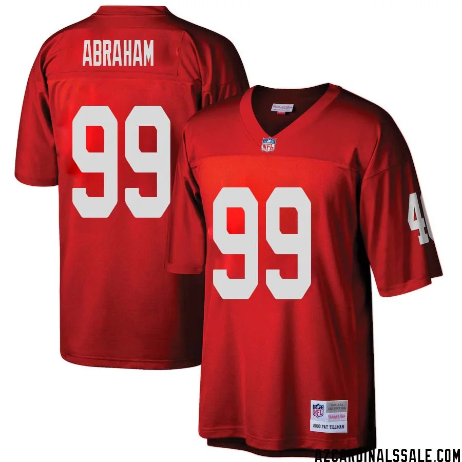 John Abraham No 99 Arizona Cardinals Mitchell Ness Big Tall 2000 Retired Player Replica Jersey Red
