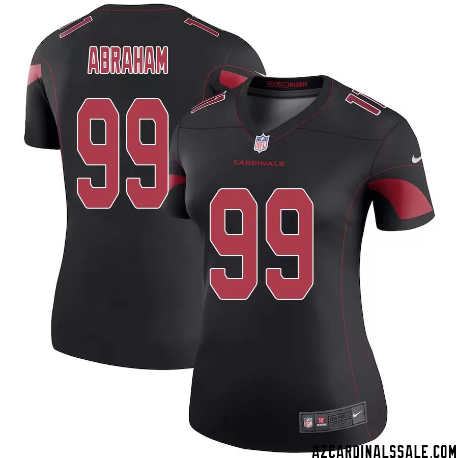 John Abraham No 99 Women Black Arizona Cardinals Color Rush Vapor Limited Jersey
