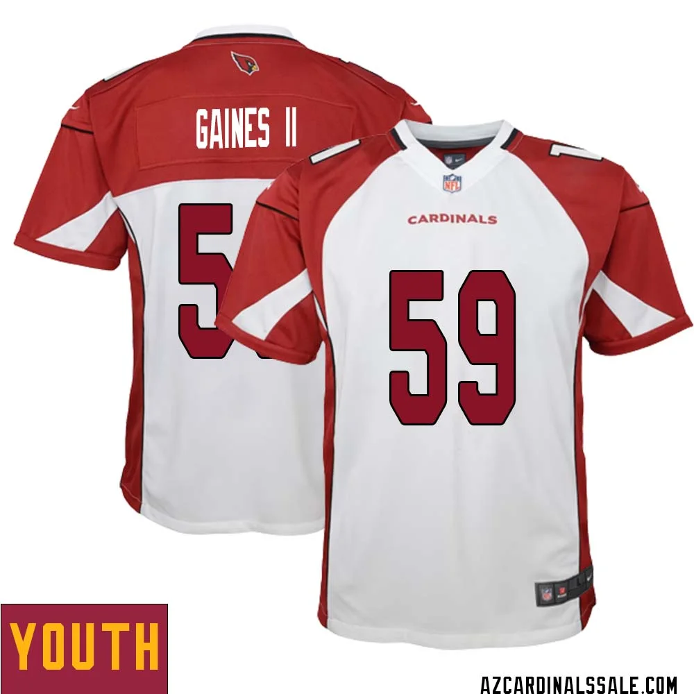Jon Gaines II No 59 Arizona Cardinals Away Game Jersey Cardinal for Youth