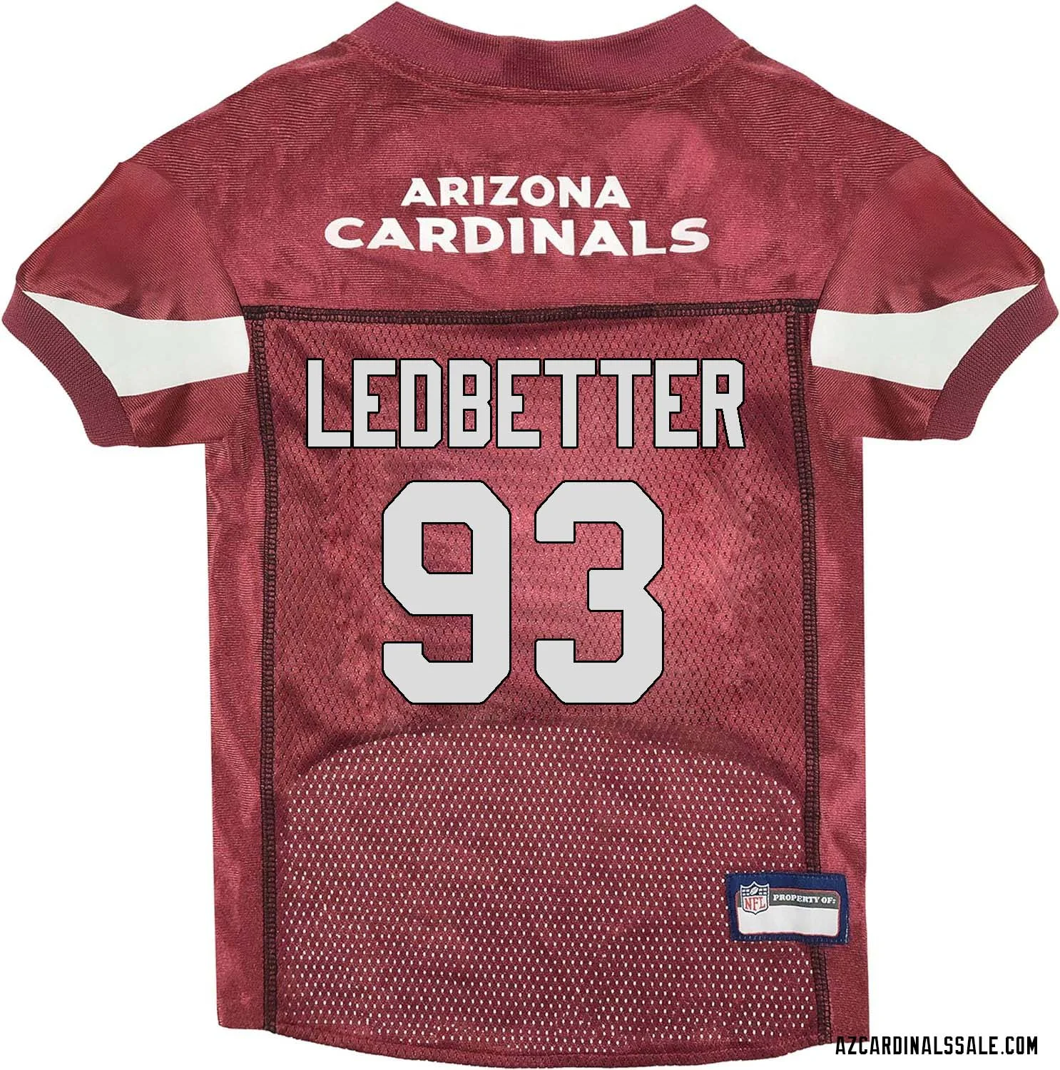 Jonathan Ledbetter No 93 Arizona Cardinals Dog Red Jersey 1