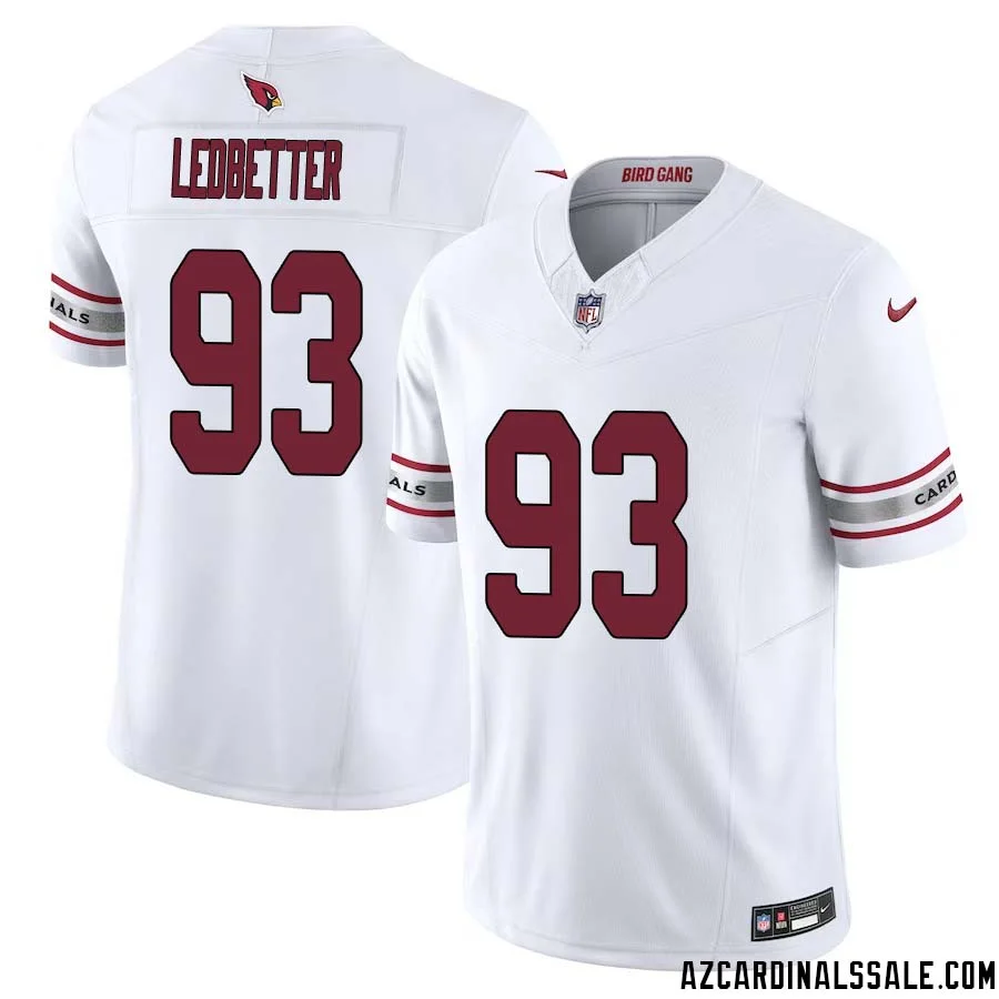 Jonathan Ledbetter No 93 Arizona Cardinals Vapor F.U.S.E. Limited Jersey White 1