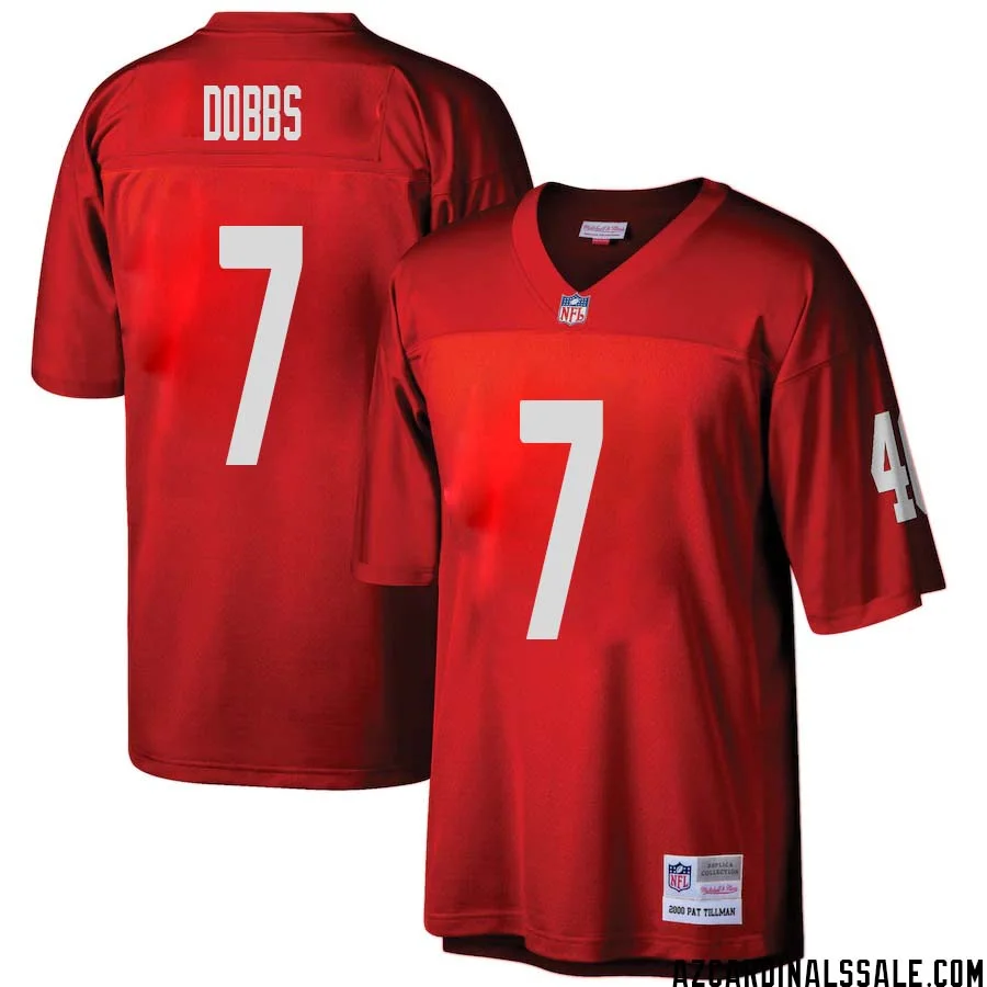 Joshua Dobbs No 7 Arizona Cardinals Mitchell Ness Big Tall 2000 Retired Player Replica Jersey Red