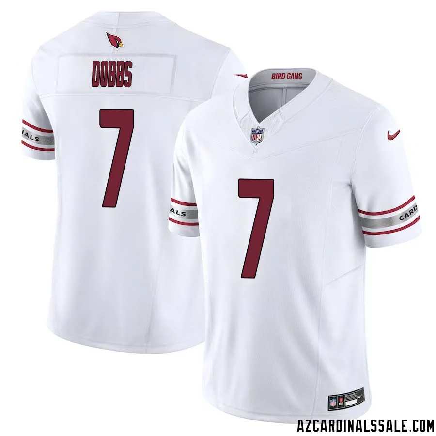 Joshua Dobbs No 7 Arizona Cardinals Vapor F.U.S.E. Limited Jersey White