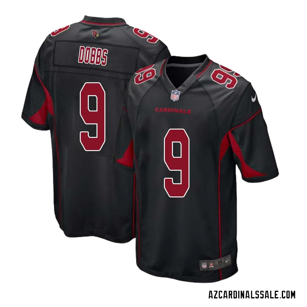 Joshua Dobbs No 9 Arizona Cardinals Alternate Game Jersey Cardinal for Men