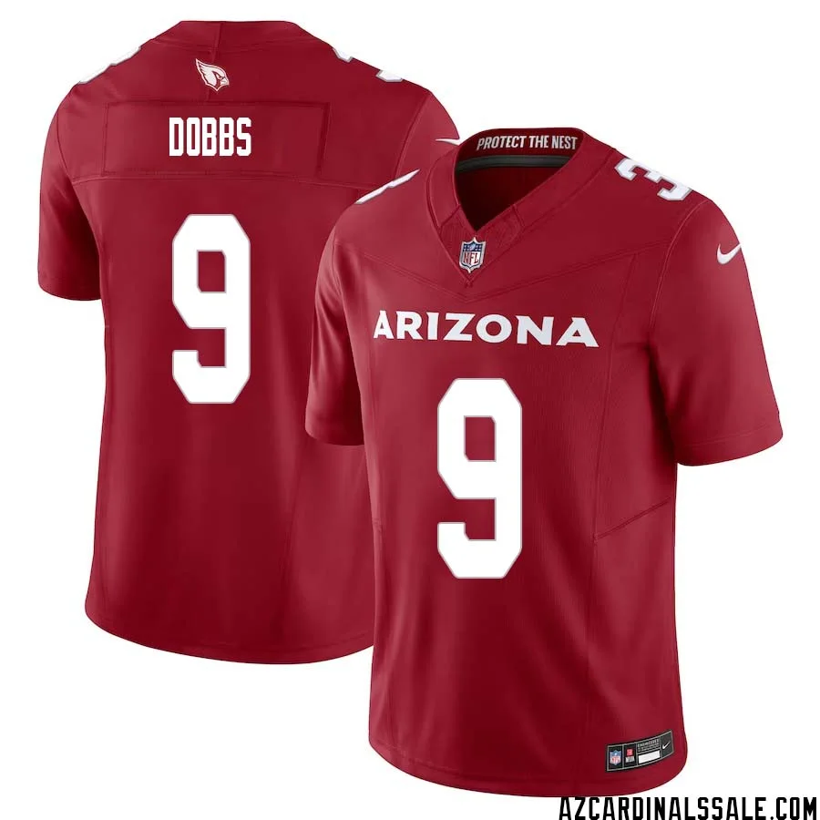 Joshua Dobbs No 9 Arizona Cardinals Vapor F.U.S.E. Limited Jersey Red 1