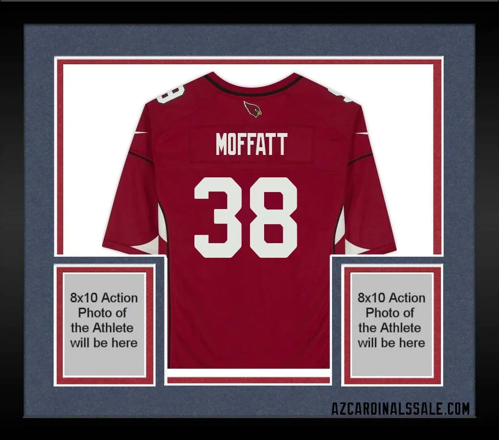 Jovante Moffatt No 38 Arizona Cardinals Autographed Red Game Jersey 1