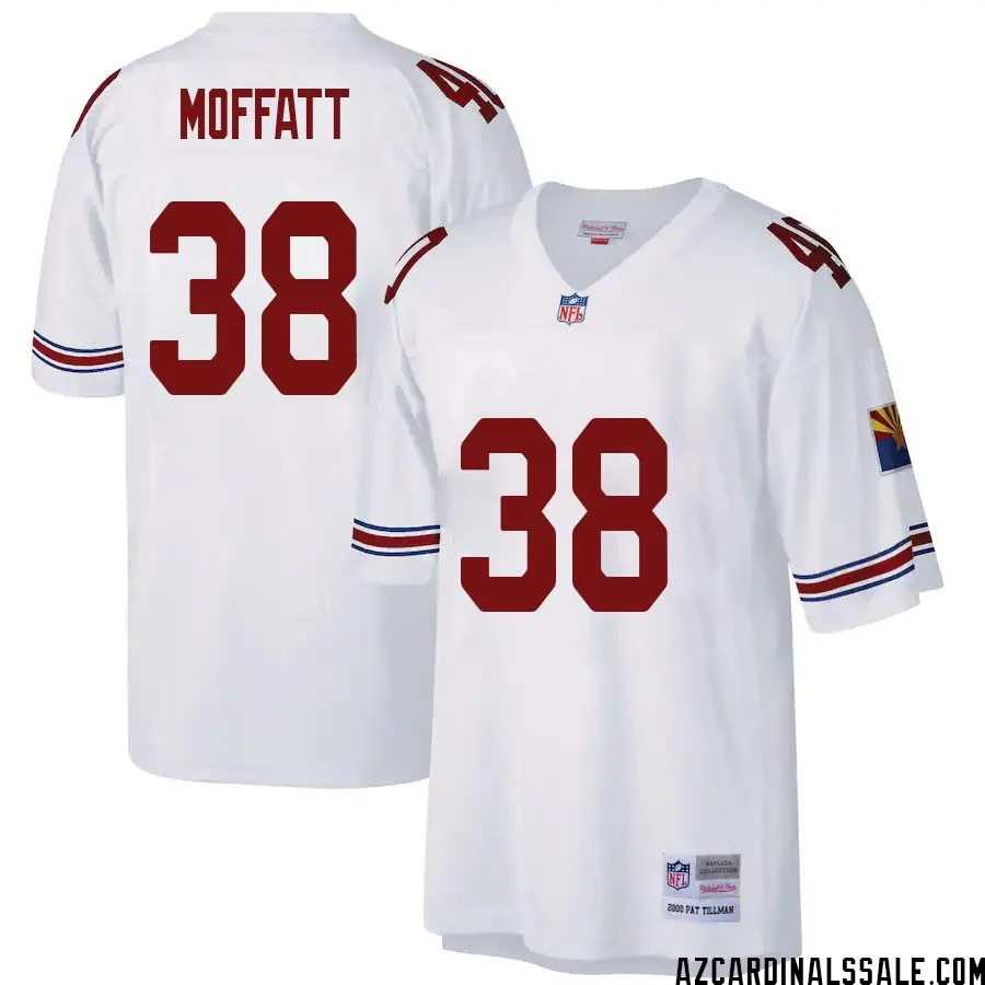 Jovante Moffatt No 38 Arizona Cardinals Mitchell Ness Big Tall 2000 Retired Player Replica Jersey White