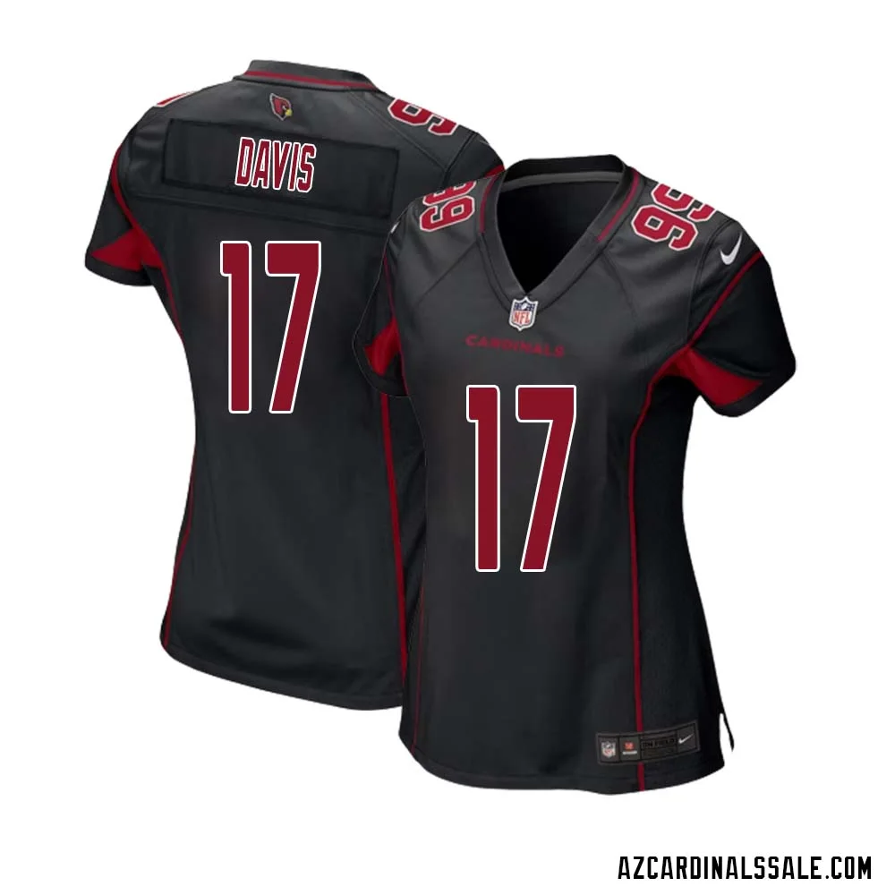 Kaden Davis No 17 Arizona Cardinals Alternate Game Jersey Cardinal for Women