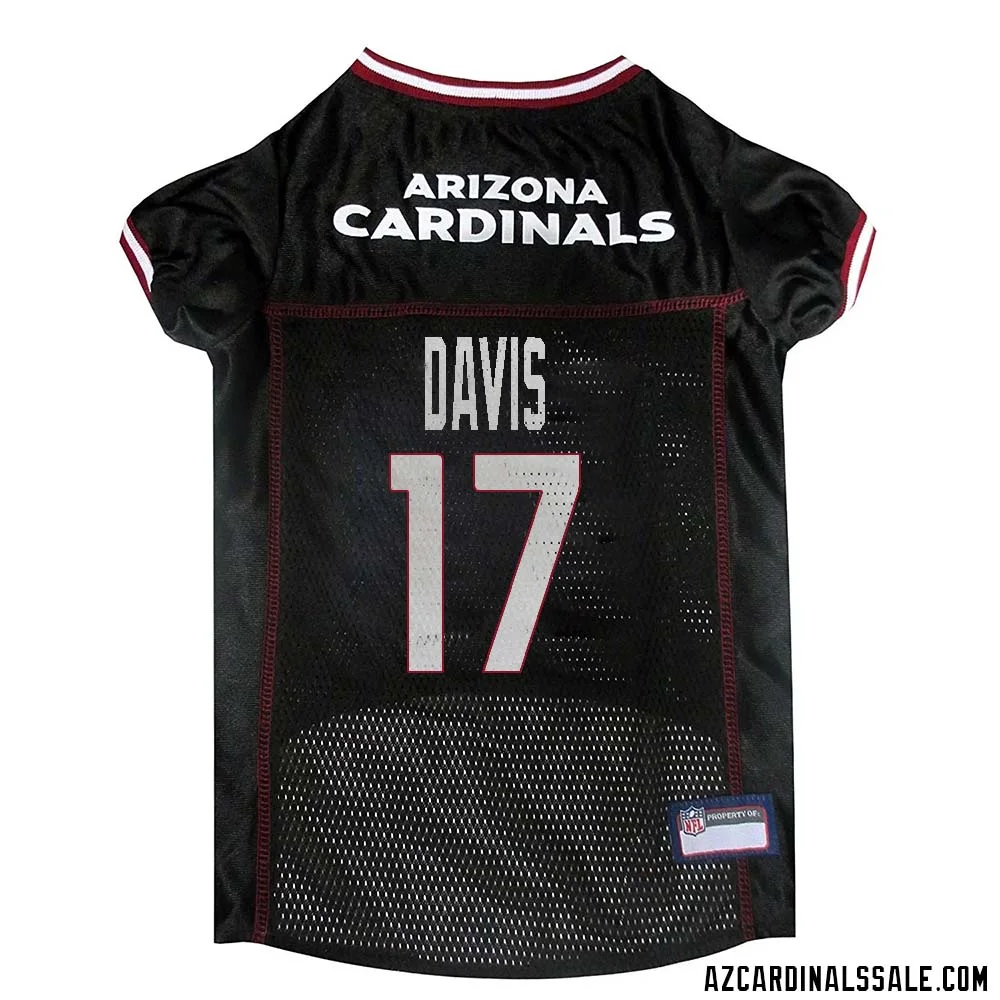 Kaden Davis No 17 Arizona Cardinals Dog Black Jersey 1