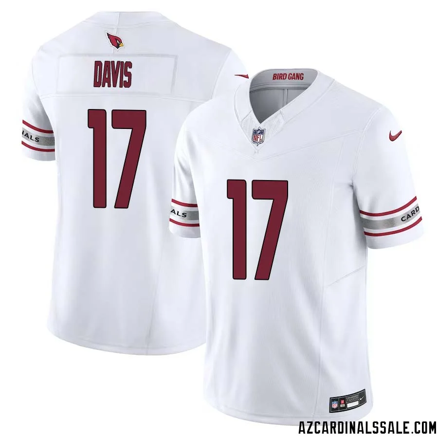 Kaden Davis No 17 Arizona Cardinals Vapor F.U.S.E. Limited Jersey White