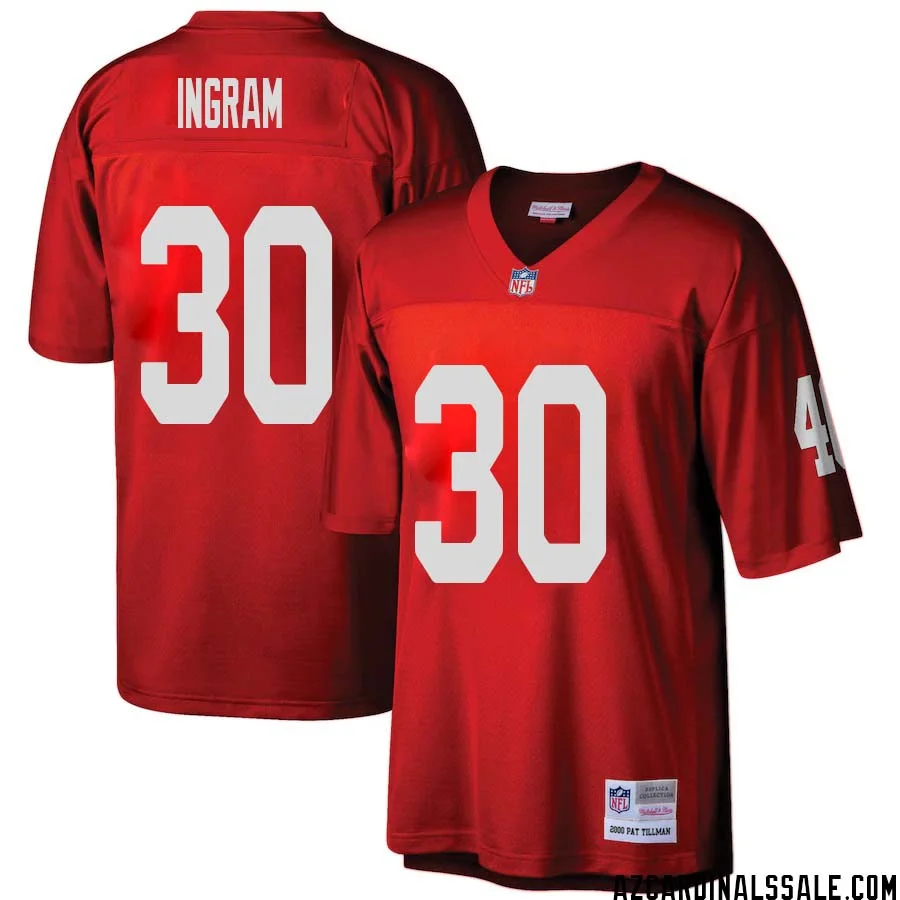 Keaontay Ingram No 30 Arizona Cardinals Mitchell Ness Big Tall 2000 Retired Player Replica Jersey Red
