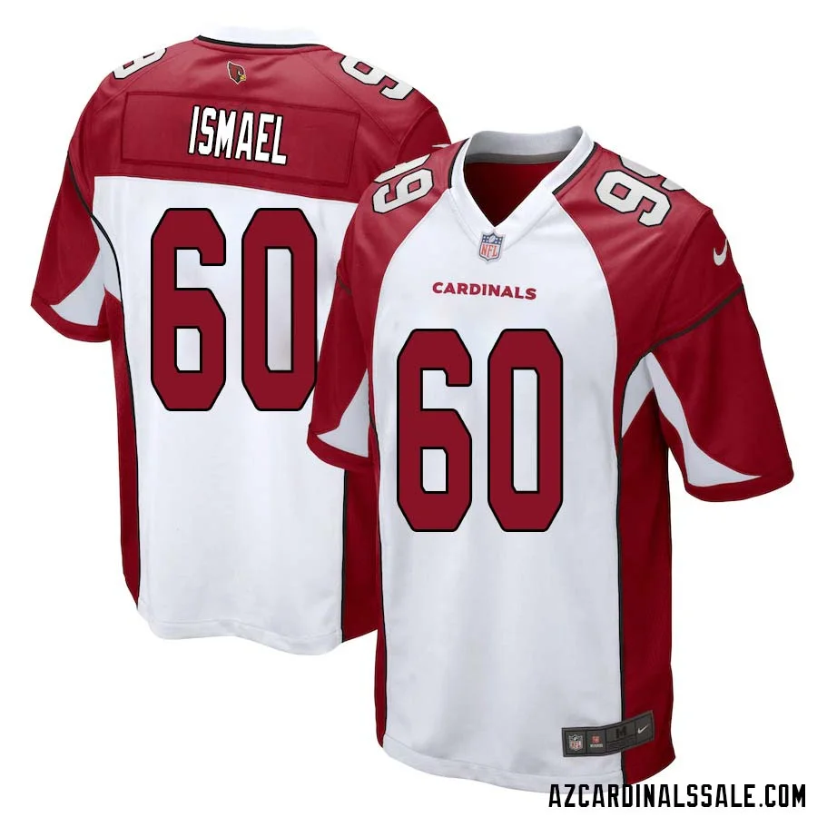 Keith Ismael No 60 Arizona Cardinals Away Game Jersey Cardinal for Men 1