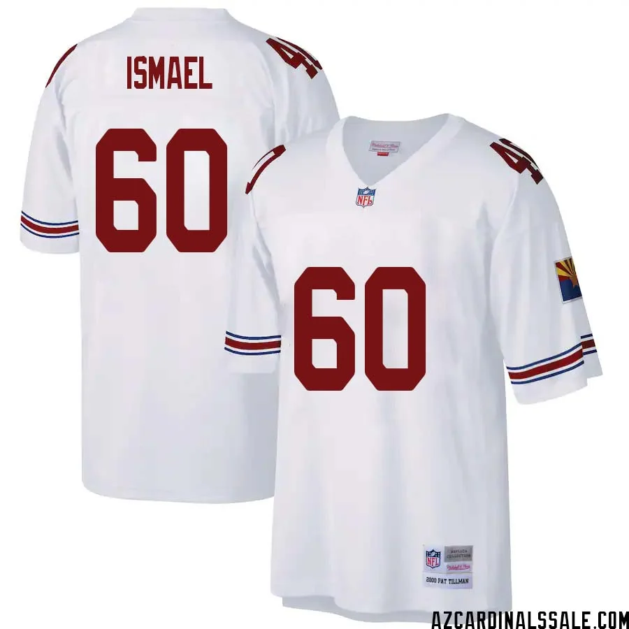 Keith Ismael No 60 Arizona Cardinals Mitchell Ness Big Tall 2000 Retired Player Replica Jersey White